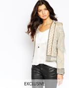 A Star Is Born Allover Luxe Embellished Trophy Jacket