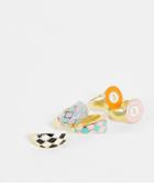 Madein 5 Pack Lucky Rings In Gold-multi
