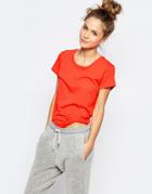 Sundry Supima Slub T Shirt - Coral