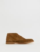 Selected Homme Suede Desert Boots In Tan - Tan