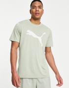 Puma Training Favorite Heather T-shirt In Green