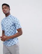 Gandy's Blue Tile Short Sleeve Shirt - Blue