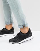 Cayler & Sons Knit Sneakers In Black Camo - Black