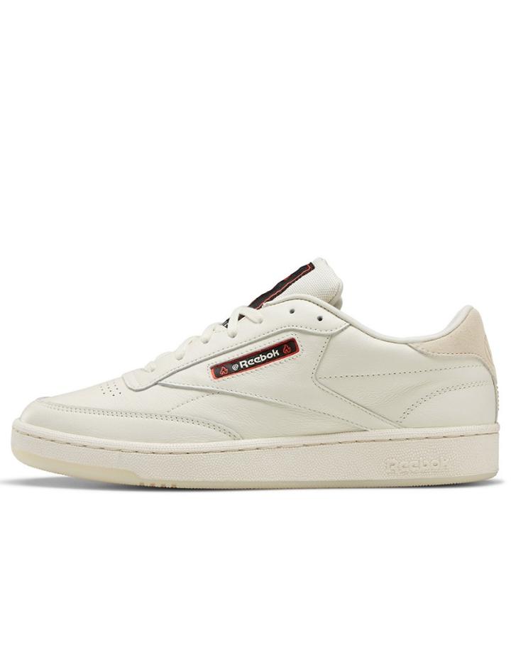 Reebok Club C 85 Sneakers In White And Beige