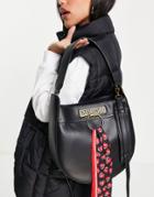 Love Moschino Scarf Shoulder Bag In Black