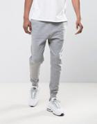 Asos Tapered Joggers In Gray Marl - Gray