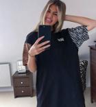 Vans Wyld Multi Animal Print T-shirt Dress In Black Exclusive At Asos