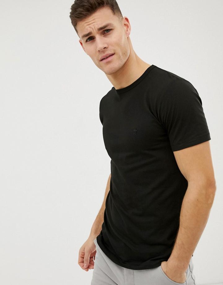 French Connection Essentials T-shirt In Black