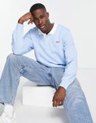 Jack & Jones Originals Oversized Rugby Sweatshirt In Blue-blues