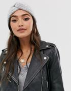 Asos Design Fluffy Knit Headband