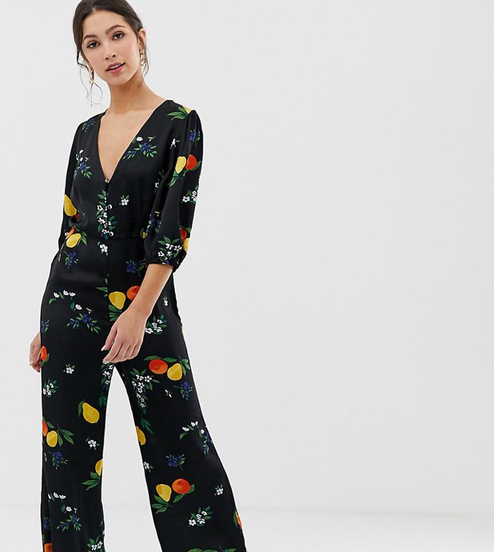 Capulet Isalina Jumpsuit In Citrus Print - Black