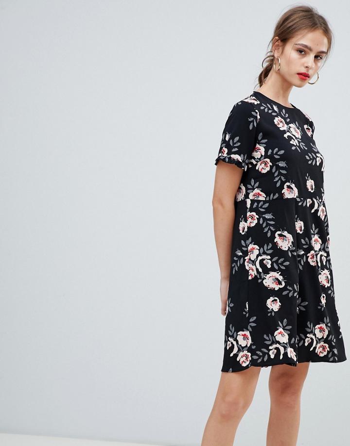 Pieces Floral Swing Dress - Multi