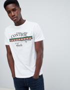 New Look T-shirt With Control Print In White - White
