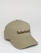 Timberland Logo Baseball Cap Stone - Beige