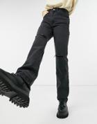 Cotton: On Loose Straight Leg In Black