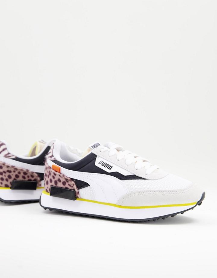 Puma Future Rider Sneakers In White