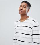 Noak T-shirt In Stripe With Long Sleeves-white