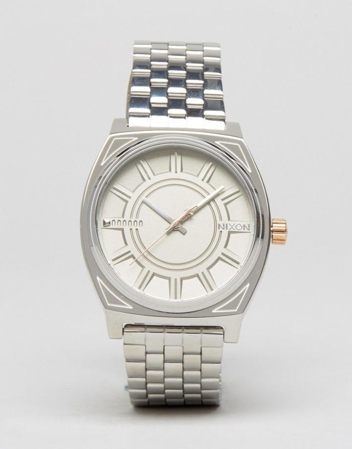 Nixon X Star Wars Captain Phasma Time Teller Watch - Silver