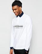 Rascals N. Copenhagen Long Sleeve Polo Shirt - White
