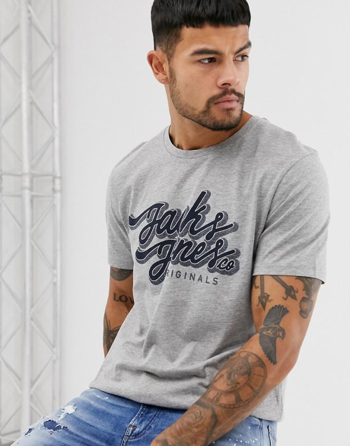 Jack & Jones Originals Large Script Logo T-shirt