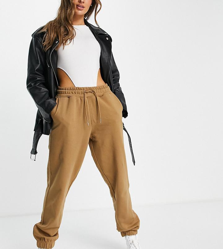 Selected Exclusive Jogger Cotton In Olive - Part Of A Set-brown