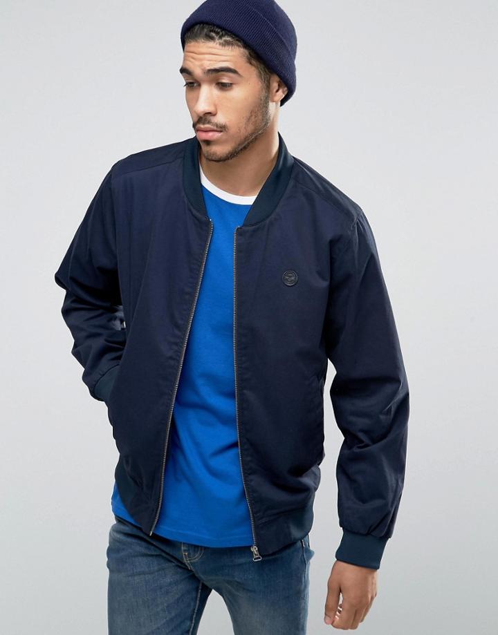 Le Breve Harry Harrington Jacket - Navy