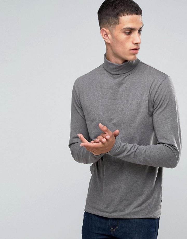 Only & Sons Jersey Turtleneck - Gray