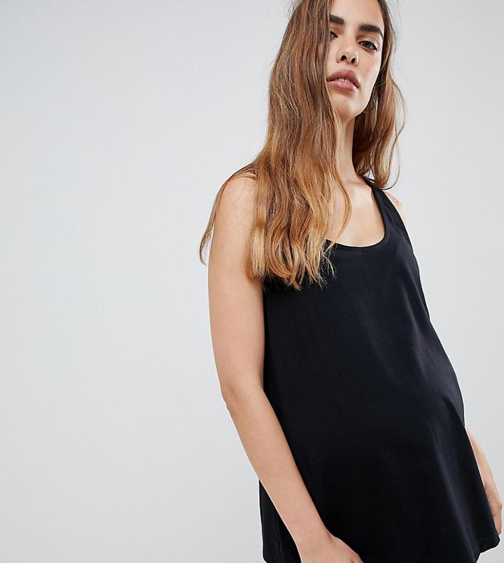Asos Design Maternity Mix & Match Pyjama Tank - Black