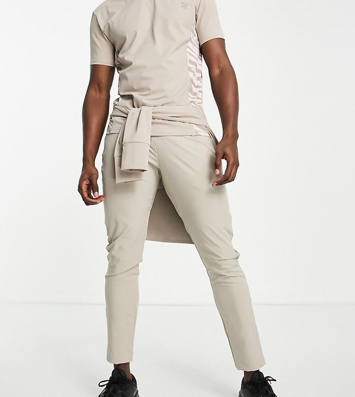 South Beach Man Slim Fit Sweatpants In Camel-neutral