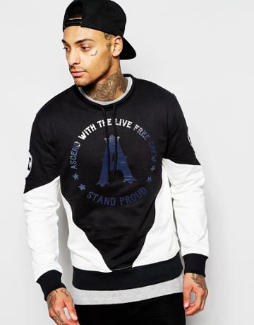 Ascend Drawcord Sweater - Black