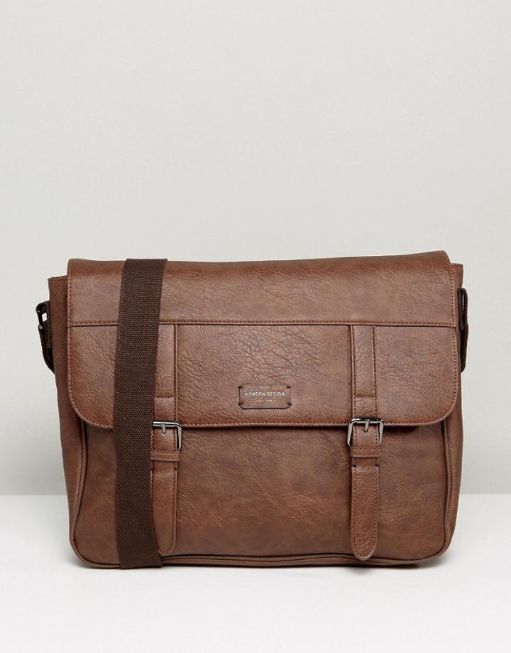 New Look Satchel In Brown - Brown
