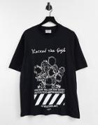 Topman Apoh Vincent Van Gogh T-shirt In Black