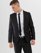 Harry Brown Berry Jacquard Blazer-purple