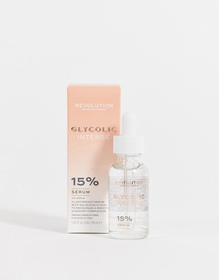 Revolution Skincare 15% Glycolic Brightening Serum 30ml-no Color