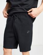 Nike Tech Fleece Shorts In Black