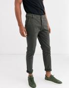 Selected Homme Skinny Fit Chino In Gray