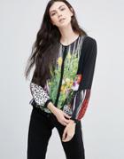 Clover Canyon Printed Terrain Blouse - Multi