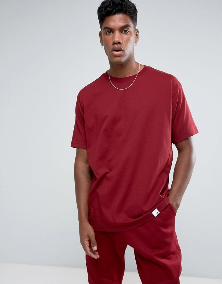 Adidas Originals Xbyo Crew T-shirt In Red Bs2838 - Red