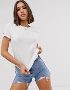 River Island T-shirt With Logo In White