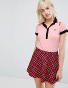 Fred Perry Amy Winehouse Foundation Polo Shirt - Pink