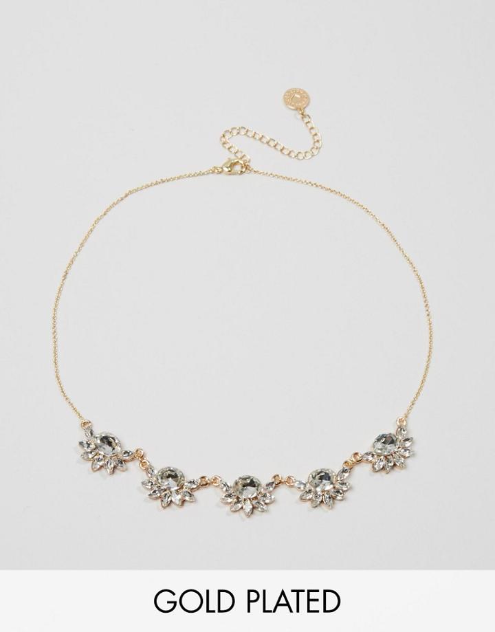 Johnny Loves Rose Dee Statement Choker Necklace - Gold