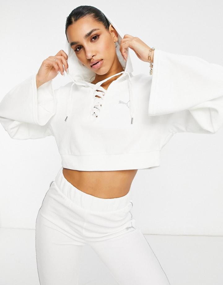Puma Icons 2.0 Fashion Hoodie In White