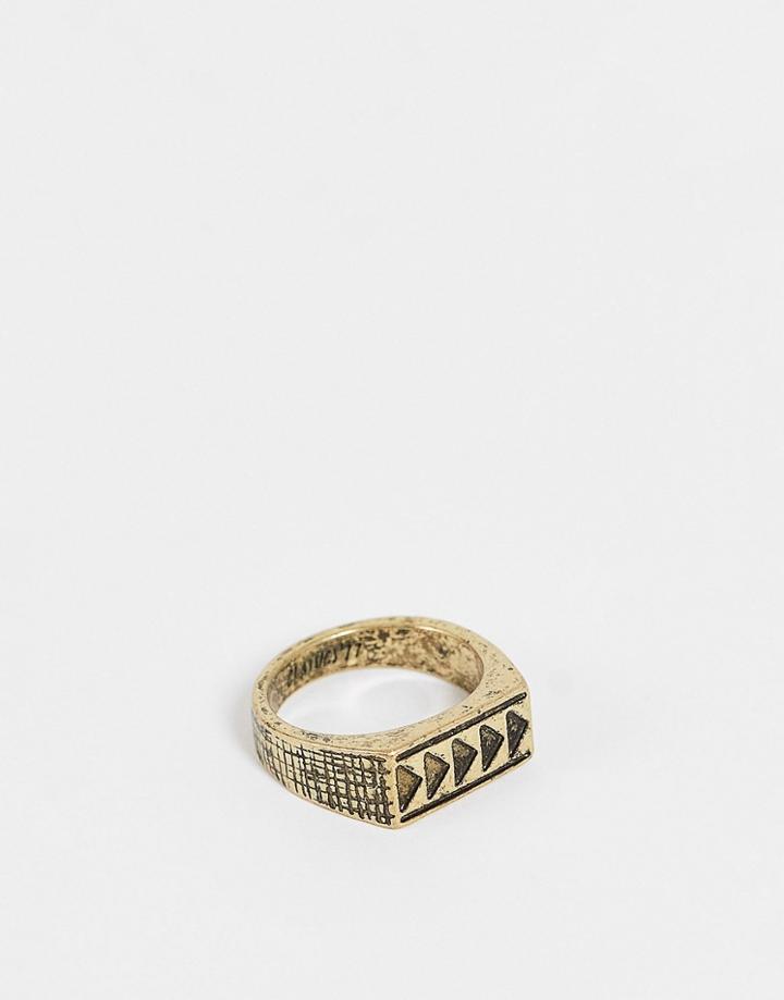 Classics 77 Arrow Design Ring In Gold