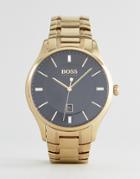 Boss By Hugo Boss 1513521 Governor Bracelet Watch In Gold - Gold