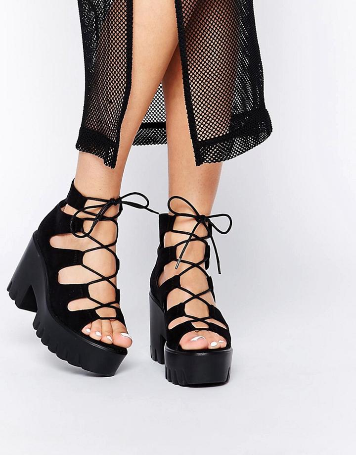Asos Even If Ankle Boots - Black