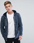 Abercrombie & Fitch Zipfront Hoodie Sweat White Label In Navy - Navy