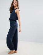 Vila Relaxed Jumpsuit - Navy