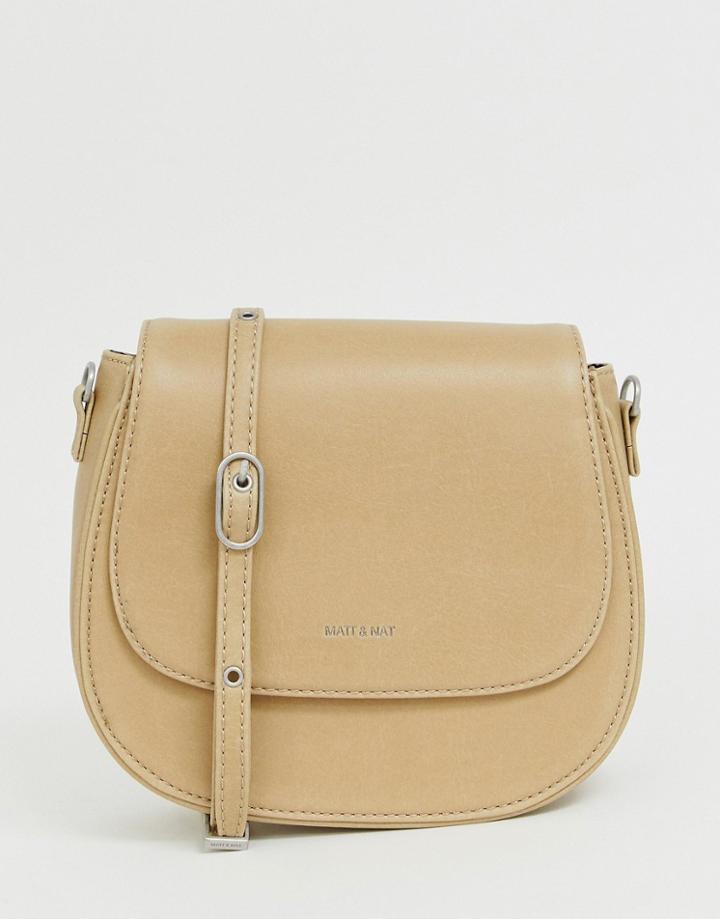 Matt & Nat Vintage Crossbody Satchel Bag - Stone