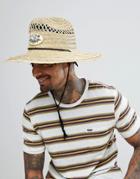 Volcom Hellican Straw Hat - Brown