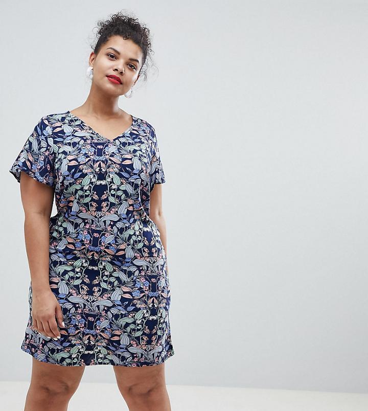 Junarose Floral Shift Dress - Multi